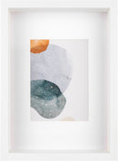 Walther shape - 3D FSC wooden frame - photo size 21x29.7cm - art glass - white