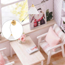 Lámpara LED Miniatura 1:12 Para Casa de Muñecas Decorativa
