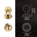 Luxury Round Door Handle Lock Set Gold Bedroom Interior Door Lock Privacy Knob
