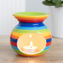 Rainbow Wax Melt Essential Oil Burner Warmer-0