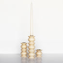 Totem Wooden Candle Holder - Tall Nº 5-3