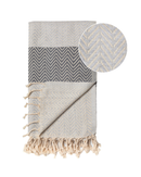 ZAYA Hammam Towel, Beach Towel, Pestemal - Grey-2