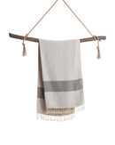 ZAYA Hammam Towel, Beach Towel, Pestemal - Grey-1