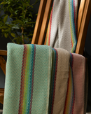 RAINBOW Beach Towel, Turkish Hammam Towel, Spa & Sauna Towel - Pink-2