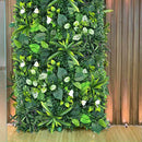 Planta Artificial de 60x40cm, paisaje de pared verde, decoración de jungla para jardín y hogar, plantas falsas, paneles de pared de plástico para césped, decoración de valla de jardín
