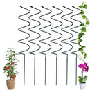 Poste espiral soporte plantas 6uds | Metal para enredaderas y jardín