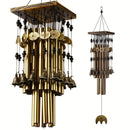 Campanas de viento artesanales | Aluminio y metal | 6 tubos