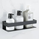 Estante esquinero aluminio 2/3 niveles | Organizador adhesivo para baño