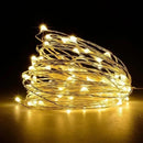 Guirnalda LED Alambre Cobre/Plata | Impermeable | 1 a 20m para Bodas