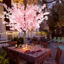 Árbol artificial flor de cerezo rosa | 1,5 m hecho a mano