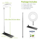 uz de cultivo LED anillo espectro completo | Timer 3/6/12H