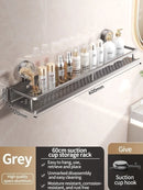 Estante de Baño con Ventosa Sin Taladro de Aluminio Organizador