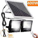 Luz LED solar 400W | 2 cabezales