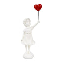 Banksy lanzador de flores | Figura de resina para interior