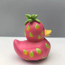 Estatua pato pitaya rosa-verde | Decoración fantástica para hogar o jardín