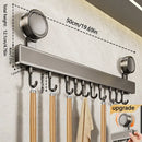 Estante metálico para baño | Organizador adhesivo sin taladro