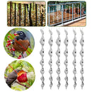 Espirales Repelentes de Aves Reflectantes x20 – Colgantes para Jardín y Patio