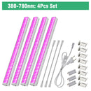 Tubo LED espectro completo 4000K/púrpura
