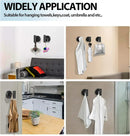 Ganchos Para Toallas De Baño Acero Inoxidable Montaje Pared