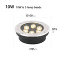 Luz LED subterránea | IP68 | Para caminos de jardín