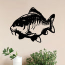 Cuadro Mural Metal Pez Carpa Resistente al Óxido – Deco Interior y Jardín