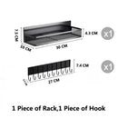 Estante Magnético para Especias de Cocina Metal Organizador Heladera