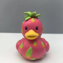 Estatua pato pitaya rosa-verde | Decoración fantástica para hogar o jardín