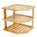Estante bambú 3 niveles | Organizador de platos para cocina o gabinete