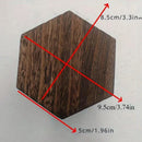 Estante Hexagonal de Madera x6 para Exhibir Joyas y Decoración