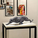 Escultura decorativa de leopardo creativa moderna de guepardo