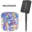 Guirnalda Luces Solares LED Impermeables 8 Modos para Jardín