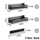 Estante Magnético para Especias de Cocina Metal Organizador Heladera