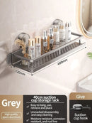 Estante de Baño con Ventosa Sin Taladro de Aluminio Organizador