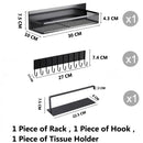 Estante Magnético para Especias de Cocina Metal Organizador Heladera