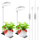 uz de cultivo LED anillo espectro completo | Timer 3/6/12H