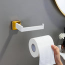 Juego de Accesorios de Baño Oro Blanco Acero Inoxidable 304