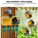 Temporizador riego WiFi 2/4 zonas solar | App Smart Life + 2.4GHz