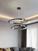 Candelabro de anillo italiano | Lámpara minimalista de lujo