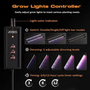 Bandeja 60 celdas con riego automático y luz LED