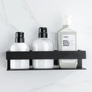 Estante esquinero aluminio 2/3 niveles | Organizador adhesivo para baño