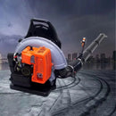 EB650 Mochila sopladora de hojas de Gas de dos tiempos de alta potencia para parque, eliminación de polvo de carretera deciduosa, soplador de nieve y viento