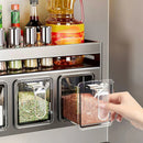 Estante Especiero de Acero Inoxidable para Pared 2 Niveles 4 Compartimentos – Cocina