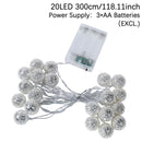 Guirnalda marroquí 20 LED | 3M | USB o batería