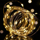 Guirnalda LED Alambre Cobre/Plata | Impermeable | 1 a 20m para Bodas