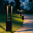 Lámpara LED cuadrada 7W | Aluminio impermeable para jardín