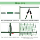 Enrejado pepino marco en A | Red + clips |