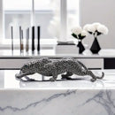 Escultura decorativa de leopardo creativa moderna de guepardo