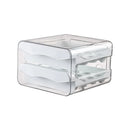 ispensador de huevos enrollable | Estante automático para heladera organizador