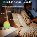 Despertador Luz Solar Bluetooth con Ruido Blanco y Luz Nocturna