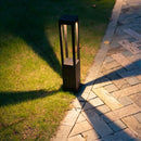 Lámpara LED cuadrada 7W | Aluminio impermeable para jardín